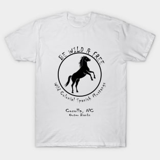 Wild Mustangs Outer Banks NC T-Shirt